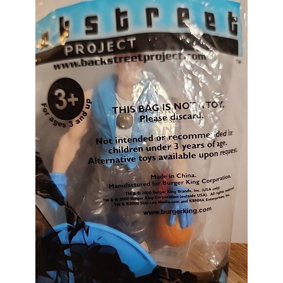 NIP Backstreet Boys Project Brian As Top Speed 2000 Burger King Figure Toy New - Picture 2 of 5
